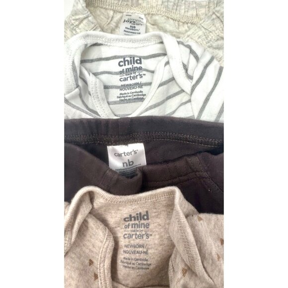 Baby Boy's - 2 Pair‎ of Pants and 4 Body Suits - Size Newborn - Picture 9 of 9